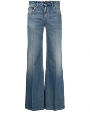 Zvonové džíny Saint Laurent modré