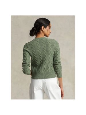 Cárdigan de lana de cachemir con estampado de cachemira Polo Ralph Lauren verde