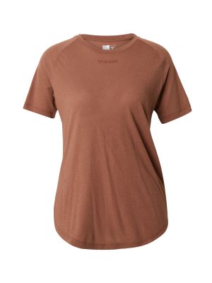 Sportiniai marškinėliai Hummel ruda