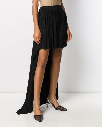 Asymetrické žakárové sukně Preen By Thornton Bregazzi černé