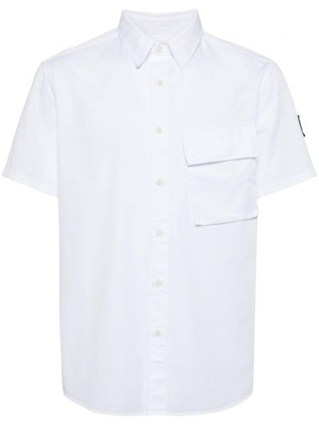 Памучна риза Belstaff бяло