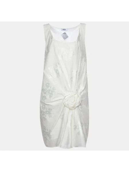 Kleid aus baumwoll Moschino Pre-owned weiß