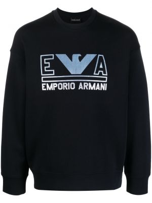 Sweatshirt Emporio Armani blå