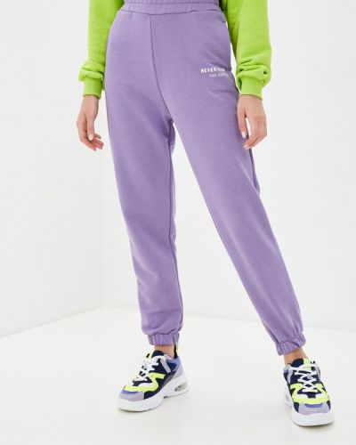 Спортивные брюки B.style, фиолетовые