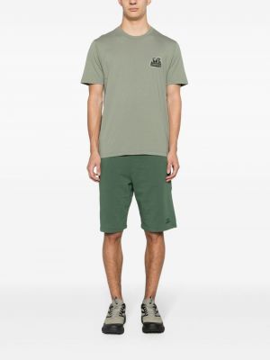 Bavlněné tričko C.p. Company zelené