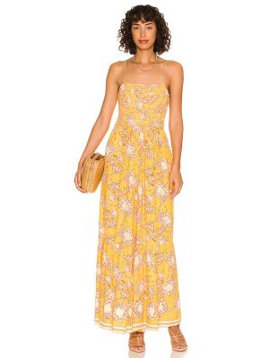 Free People Little of Your Love Jumpsuit in Yellow. Size S, M, L.