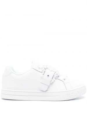 Bőr sneakers Versace Jeans Couture fehér