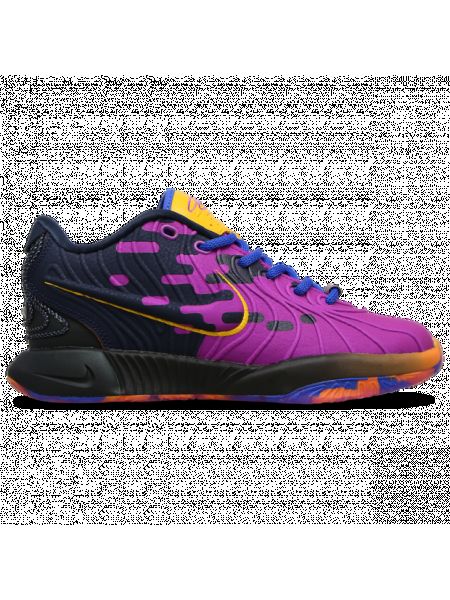 Chaussures de ville en cuir Nike violet