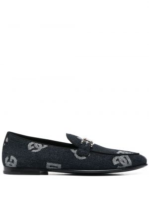 Pantofi loafer din jacard Dolce & Gabbana