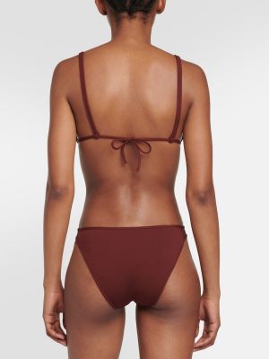 Bikini z niską talią Eres brązowy