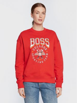 Sportinis džemperis Boss raudona