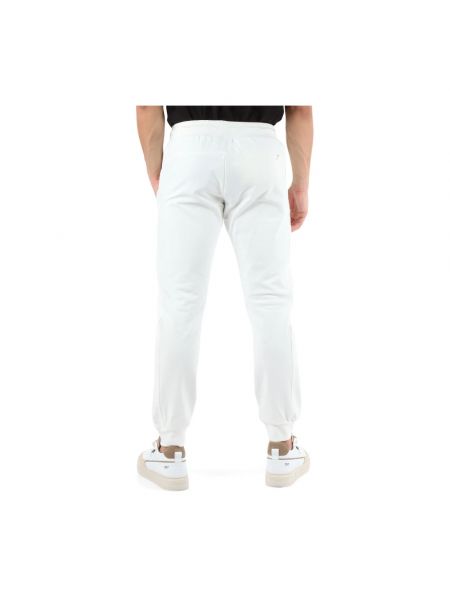 Pantalones de chándal con bordado de algodón Antony Morato blanco