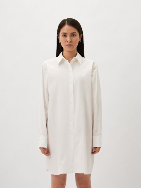 Платье-рубашка Karl Lagerfeld белое