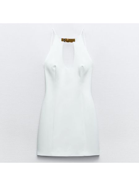 Платье мини Zara белое