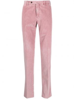 Pantaloni chino de catifea cord Pt Torino roz