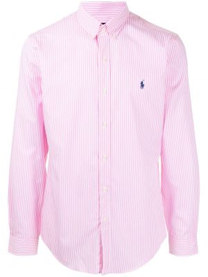 Camisa con bordado Polo Ralph Lauren rosa