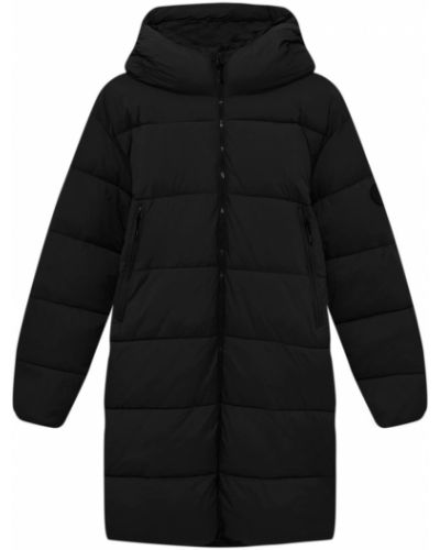Зимно палто Pull&bear черно