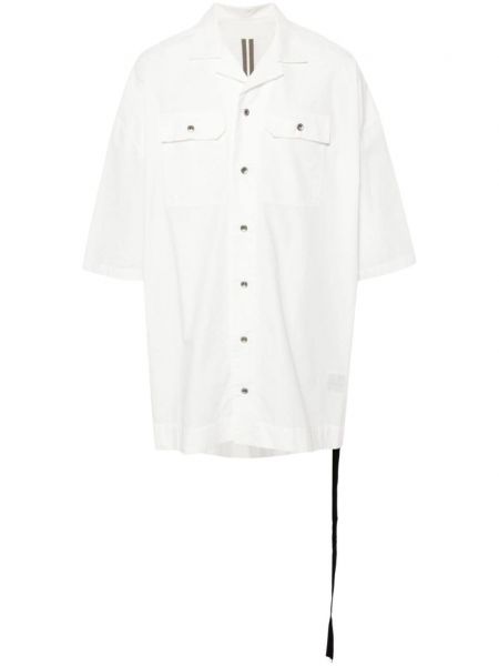 Bavlněná košile Rick Owens Drkshdw bílá