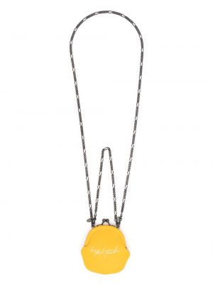 Kožený náhrdelník Discord Yohji Yamamoto žlutý