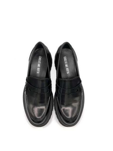 Loafers de cuero Guglielmo Rotta negro