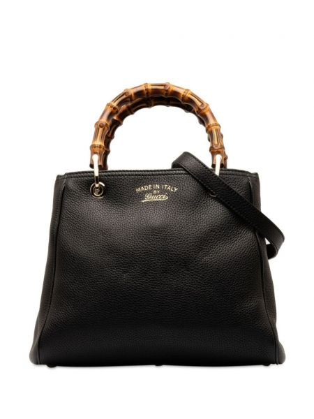 Bambusová nákupná taška Gucci Pre-owned