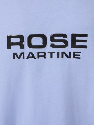 Medvilninė marškiniai Martine Rose mėlyna