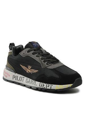 Sneaker Aeronautica Militare schwarz