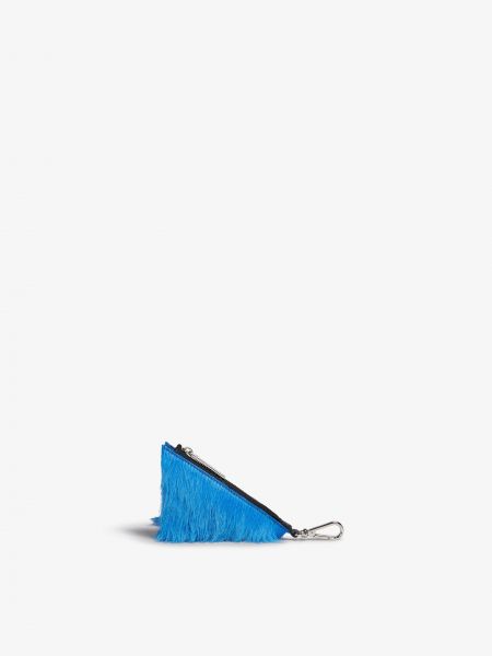 Треугольный кошелек Marni синий