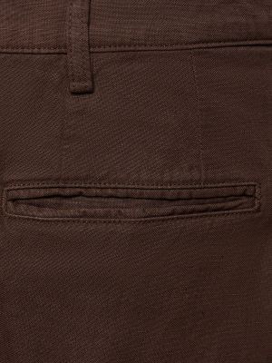 Pantalones de lino de algodón Aspesi