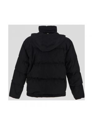 Pikowana kurtka puchowa Versace czarna