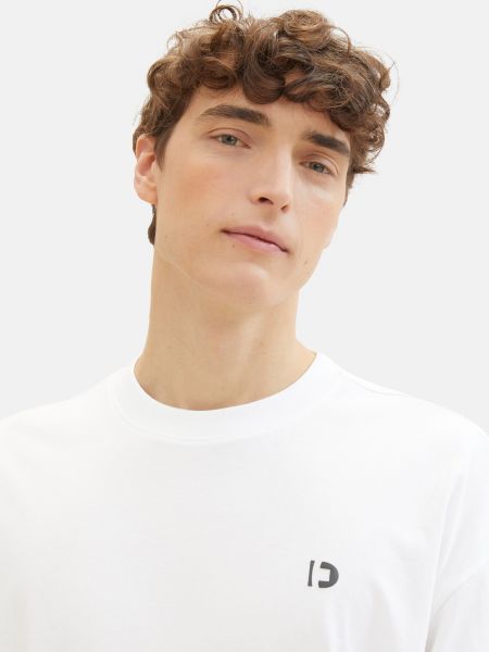 T-shirt Tom Tailor Denim blanc