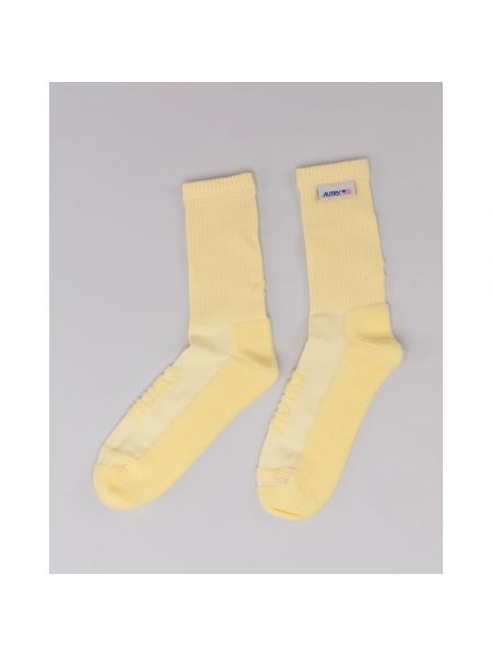 Calcetines de algodón Autry amarillo