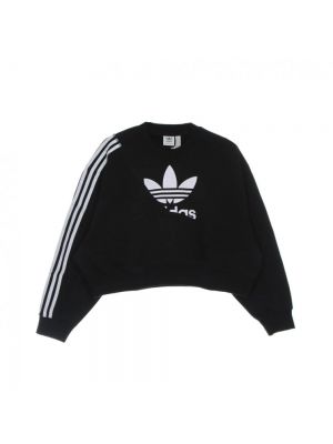 Bluza z okrągłym dekoltem Adidas czarna
