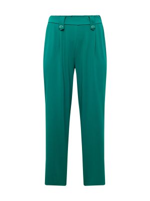 Pantaloni plissettati Only Carmakoma verde