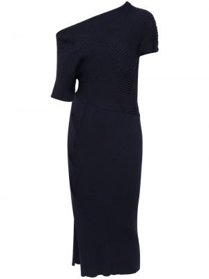 Midi šaty Dvf Diane Von Furstenberg modrá