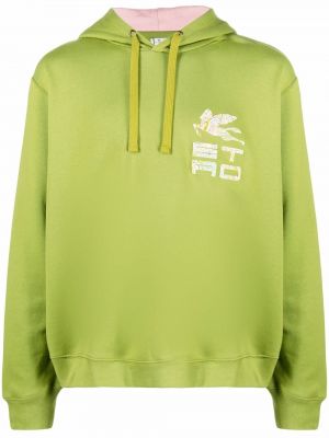 Hoodie Etro grön