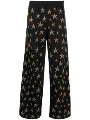 Spodnie w gwiazdy Chinti & Parker czarne