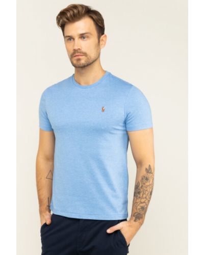 T-shirt slim Polo Ralph Lauren bleu