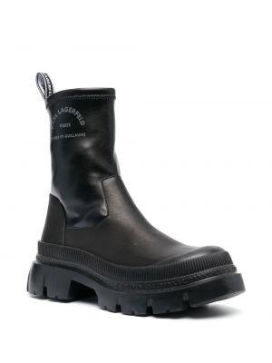 Kotníkové boty Karl Lagerfeld černé