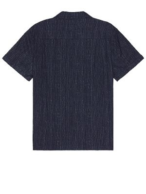 Camisa con perlas Rails azul