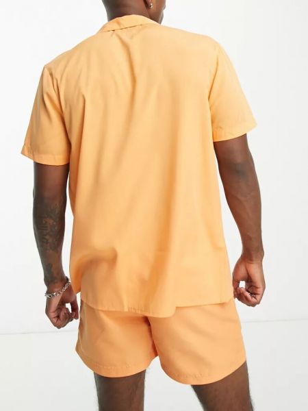 Пляжная рубашка Another Influence оранжевая
