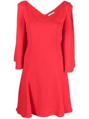 Seiden kleid ausgestellt Christian Dior Rot