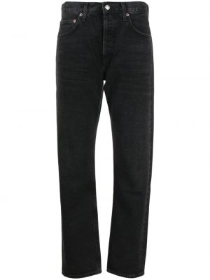 Straight jeans aus baumwoll Agolde schwarz
