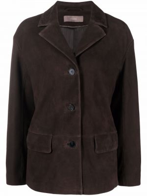 Замшевая куртка 12 Storeez, коричневый