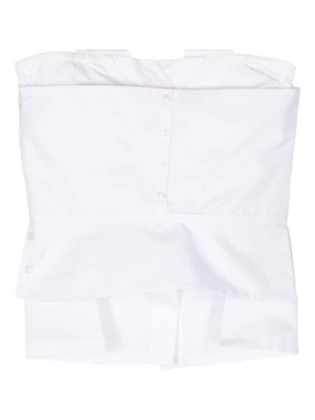 Bluzka bawełniana klasyczna Low Classic biała