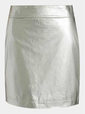 Mini sukně Gina Tricot stříbrné