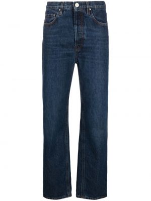Straight leg jeans a vita alta Toteme blu
