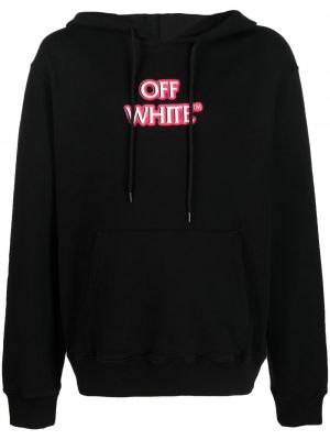 Trykt hettegenser Off-white