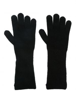 Πλεκτά γάντια κασμιρένια Canada Goose μαύρο