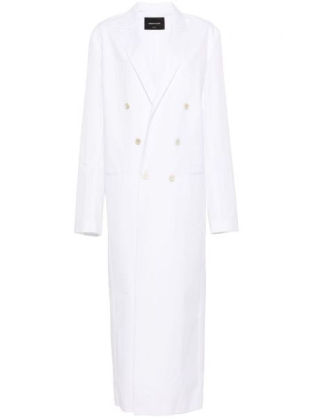 Long manteau Fabiana Filippi blanc